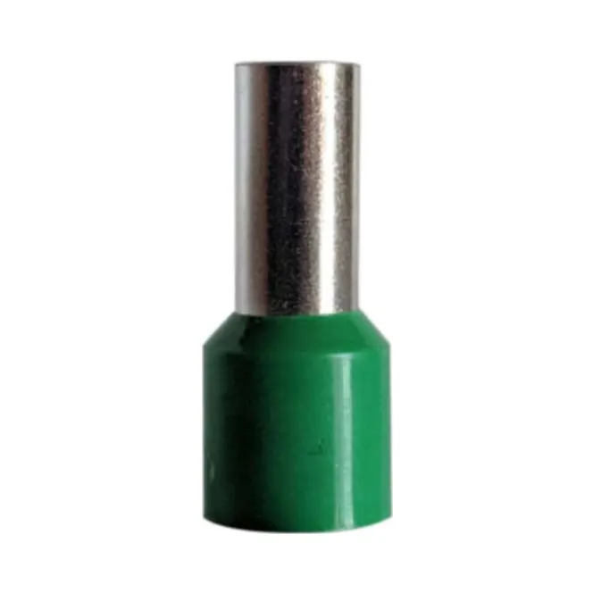 16.0mm² x 12mm Cord End Terminals – Green (German) – Pack of 100 1 16.0mm² x 12mm Cord End Terminals – Green (German) – Pack of 100