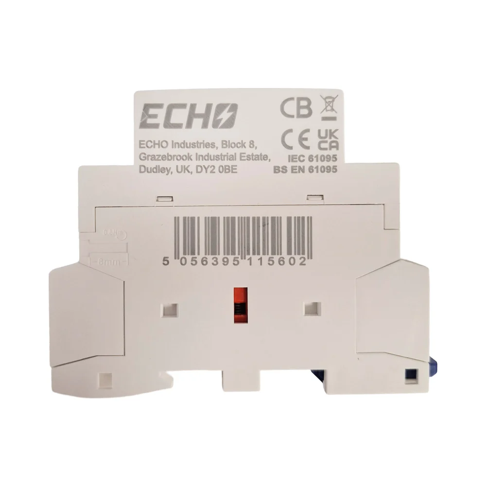 Deligo | MC202P1 | 2NO 20A AC1 230V AC | Modular Contactor 1 Deligo | MC202P1 | 2NO 20A AC1 230V AC | Modular Contactor