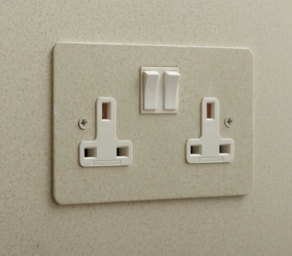 Forbes & Lomax DS13 13A Double Socket - Paintable 1 Forbes & Lomax DS13 13A Double Socket - Paintable