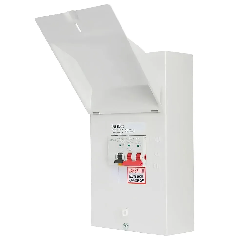 FuseBox | EV32ABD | EV Consumer Unit | 32A Bidirectional RCBO & 100A Main Switch 1 FuseBox EV32ABD EV Consumer Unit
