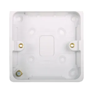Hager Sollysta WMPB1/20 Single 20mm Surface Box