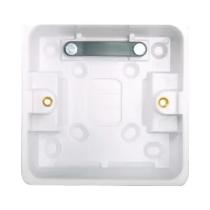 Hager Sollysta WMPB1/46 Single 46mm Surface Box