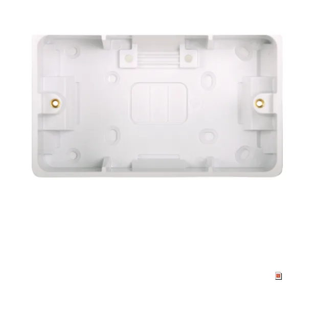 Hager Sollysta WMPB2/46 46mm Double Surface Box 1 Hager Sollysta WMPB2/46 46mm Double Surface Box