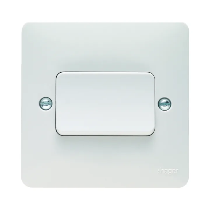 Hager Sollysta WMPS12W 10A 1 Gang 2 Way Wall Switch Wide Rocker 1 Hager Sollysta WMPS12W 10A 1 Gang 2 Way Wall Switch Wide Rocker