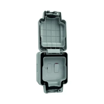 Hager Sollysta WXPSSU83FO IP66 Outdoor Fused Connection Unit with Flex Outlet