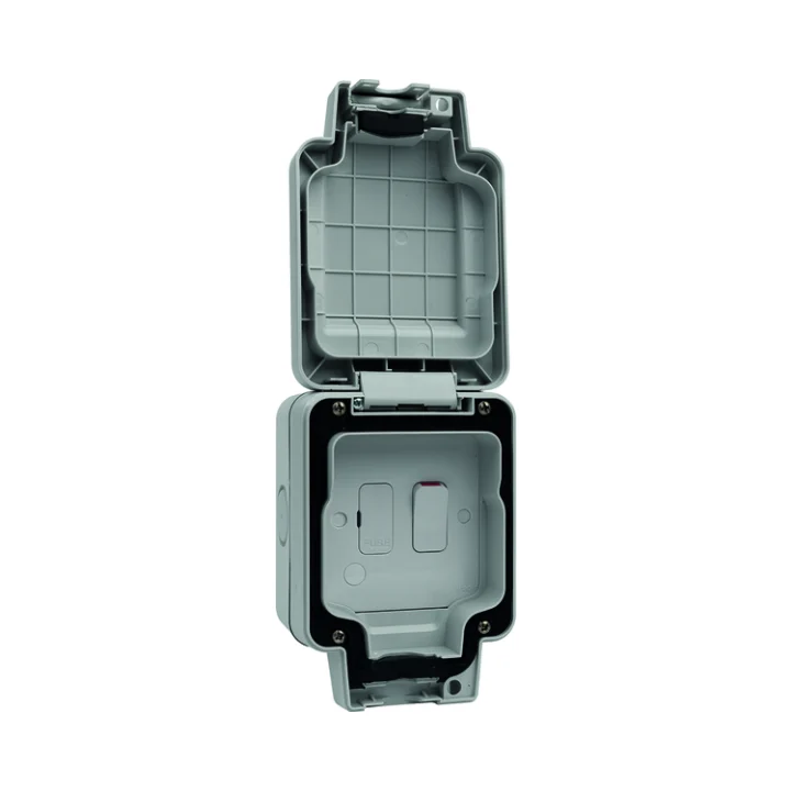 Hager Sollysta WXPSSU83FO IP66 Outdoor Fused Connection Unit with Flex Outlet 1 Hager Sollysta WXPSSU83FO IP66 Outdoor Fused Connection Unit with Flex Outlet