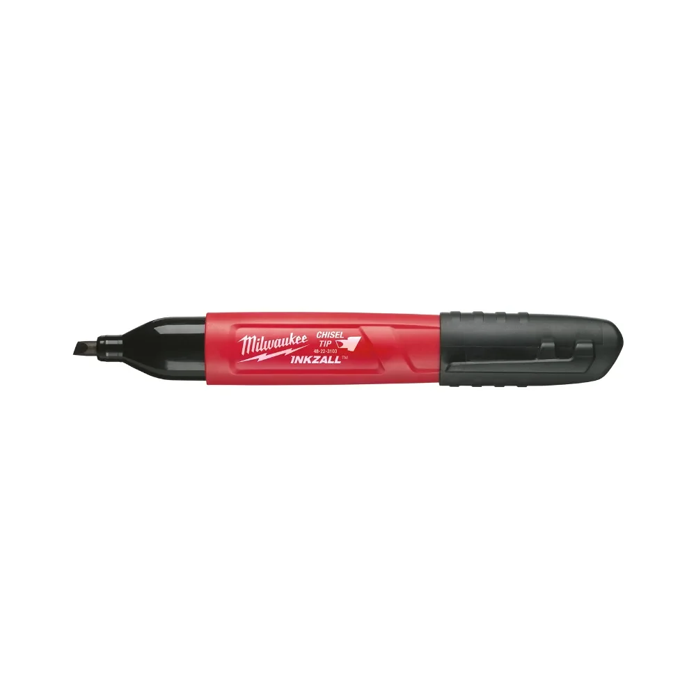 Milwaukee 48223103 INKZALL Chisel Point Marker - Black 2 Milwaukee 48223103 INKZALL Chisel Point Marker - Black