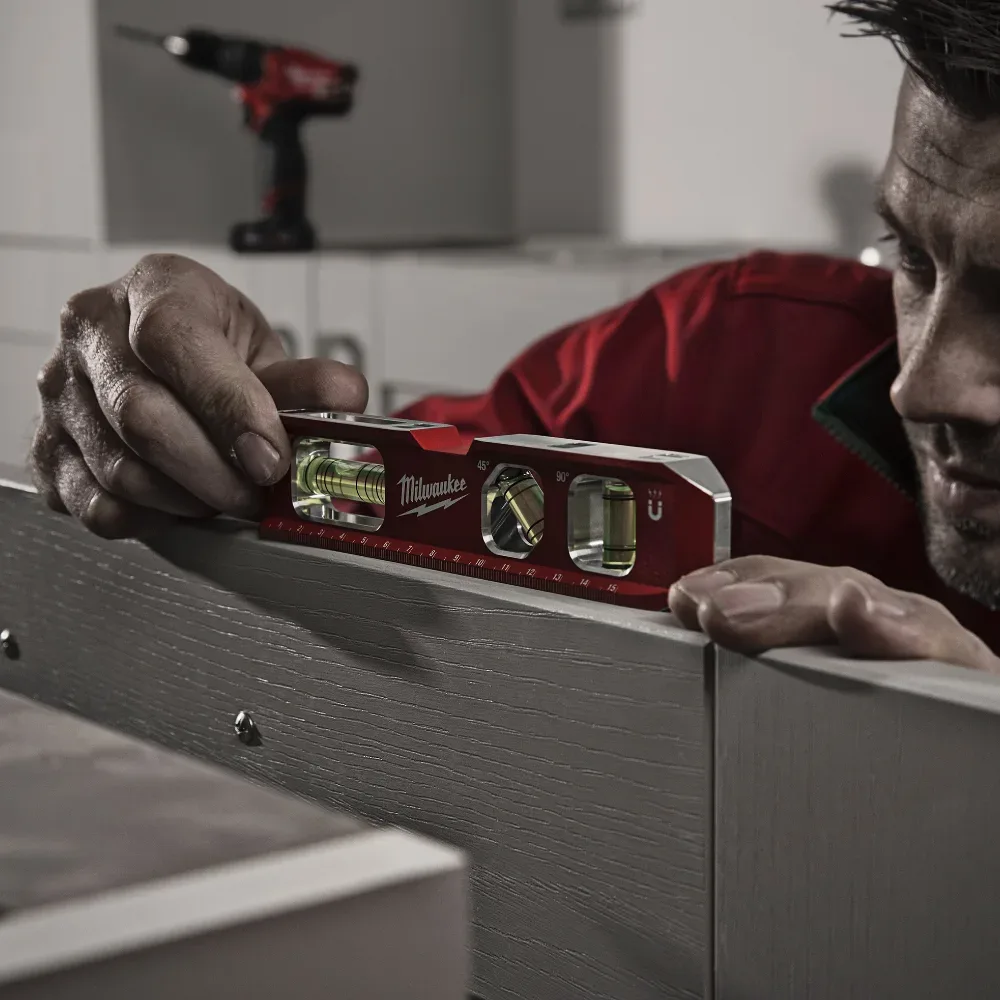 Milwaukee 4932459097 Billet Torpedo Magnetic Level 17cm 8 Milwaukee 4932459097 Billet Torpedo Magnetic Level 17cm