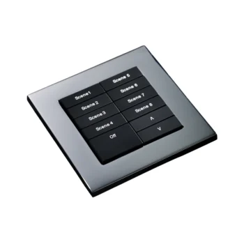 RAKO HS-MOD-PC Rako HS-MOD-PC Cover Plate Surround Kit for Modular Control Panel Module - Polished Chrome 2
