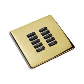 Rako WLF-100-PB Cover Plate Polished Brass