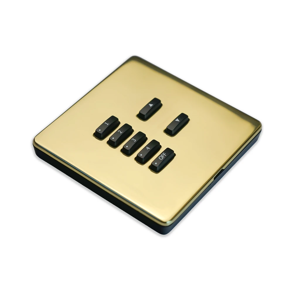 Rako WLM-070-PB Cover Plate Kit - Polished Brass 1 Rako WLM-070-PB Cover Plate Kit - Polished Brass