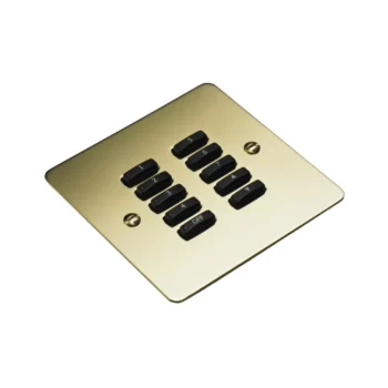 Rako WVF-100-PB Cover Plate Polished Brass