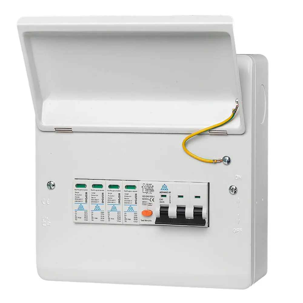 WCED | WRCUSP440C | 3 Phase EV SPD Unit | C40A Type A RCBO 1 WCED WRCUSP440C 3 Phase EV SPD Unit