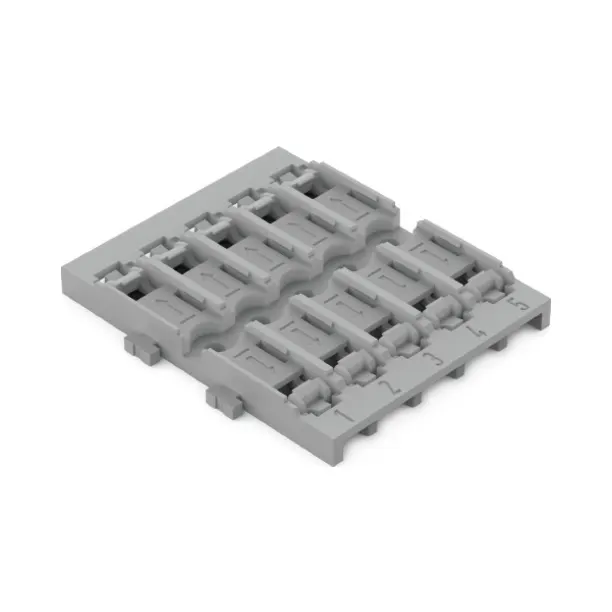 Wago 221-2525 5 Way Mounting Carrier for 221-2411 1 Wago 221-2525 5 Way Mounting Carrier for 221-2411