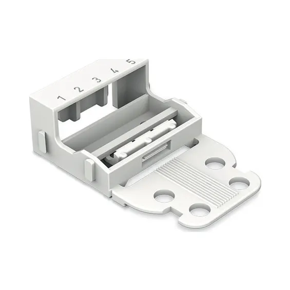 Wago 221-505 Mounting Carrier for 221-415 For Screw Mounting - Pack of 1 1 Wago 221-505 Mounting Carrier for 221-415 For Screw Mounting - Pack of 1