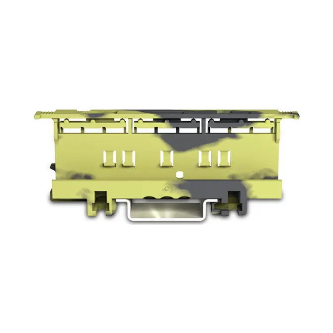 Wago 221-510/000-053 DIN Rail Mounting Carrier for 221 Series 6mm Dark Grey Yellow – Pack of 1 1 Wago 221-510/000-053 DIN Rail Mounting Carrier for 221 Series 6mm Dark Grey Yellow – Pack of 1