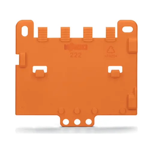 Wago 222-505 Strain Relief Plate For Mounting Carrier 221 or 222 Series 1 Wago 222-505 Strain Relief Plate For Mounting Carrier 221 or 222 Series