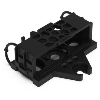 Wago | 770-310 | WINSTA MIDI Mounting Carrier | 2 to 5 Pole | Black