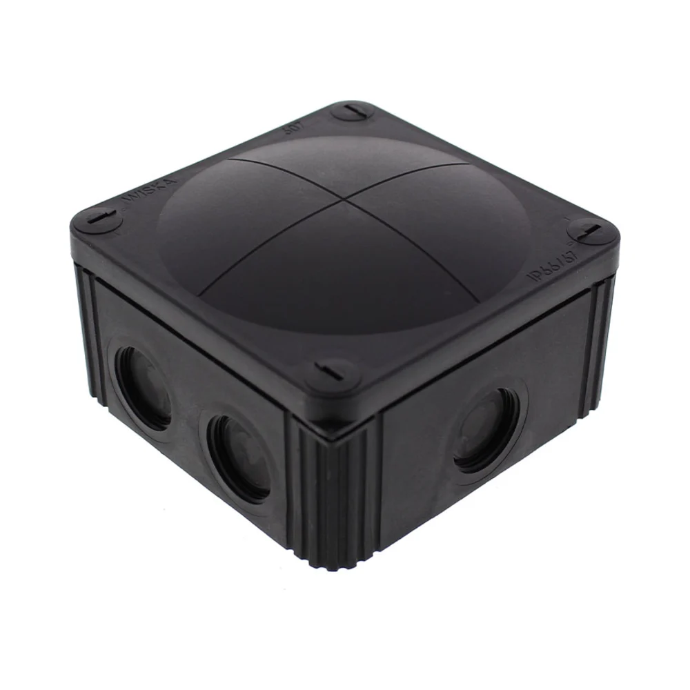 Wiska 10105601 COMBI 407 Black Junction Box 1 Wiska 10105601 COMBI 407 Black Junction Box