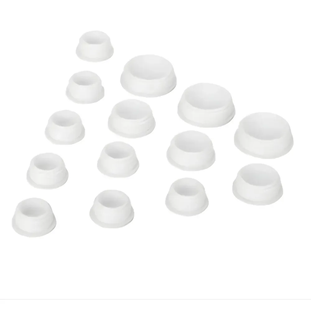 Wiska | 10106226 | EMT-F Membrane Grommet Kit | 20/25/32mm | White | Pack of 14 1 Wiska EMT-F Membrane Grommet Kit