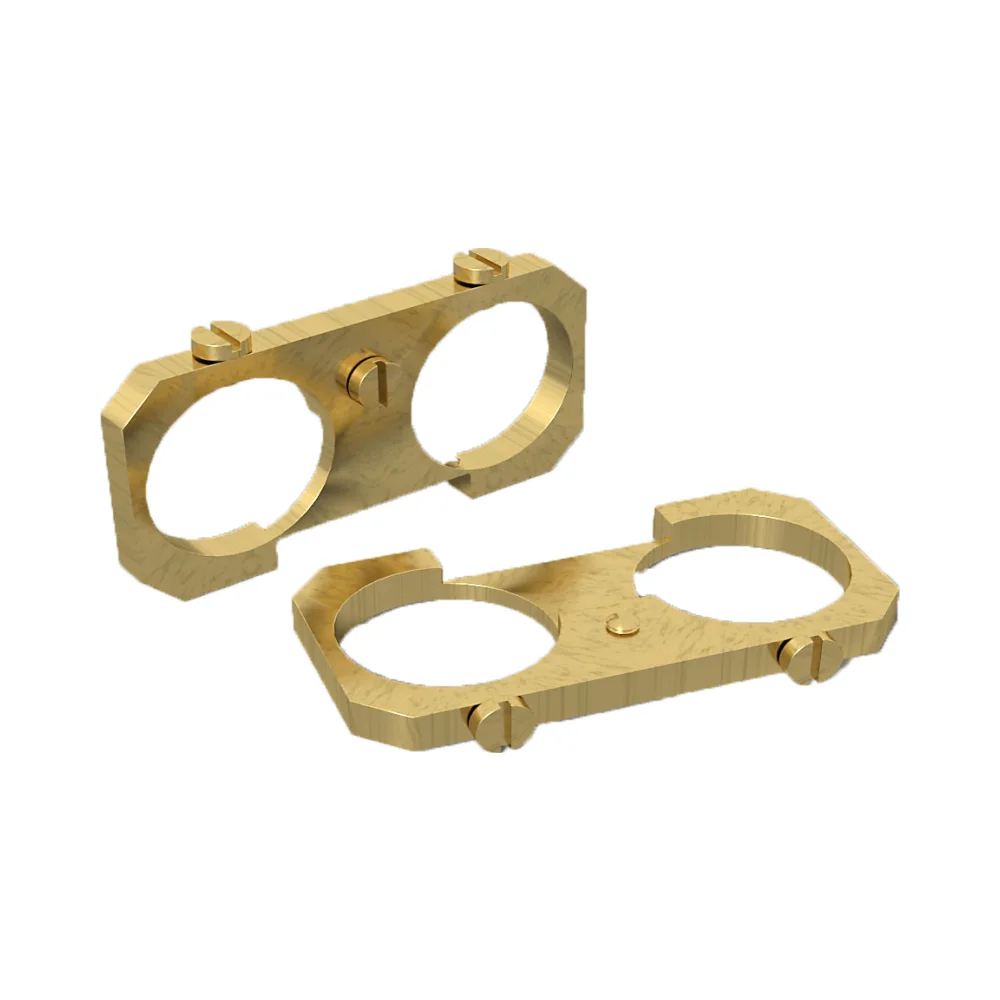 Wiska EC308 Brass Earthing Plate COMBI308 - Pack of 2 1 Wiska EC308 Brass Earthing Plate COMBI308 - Pack of 2