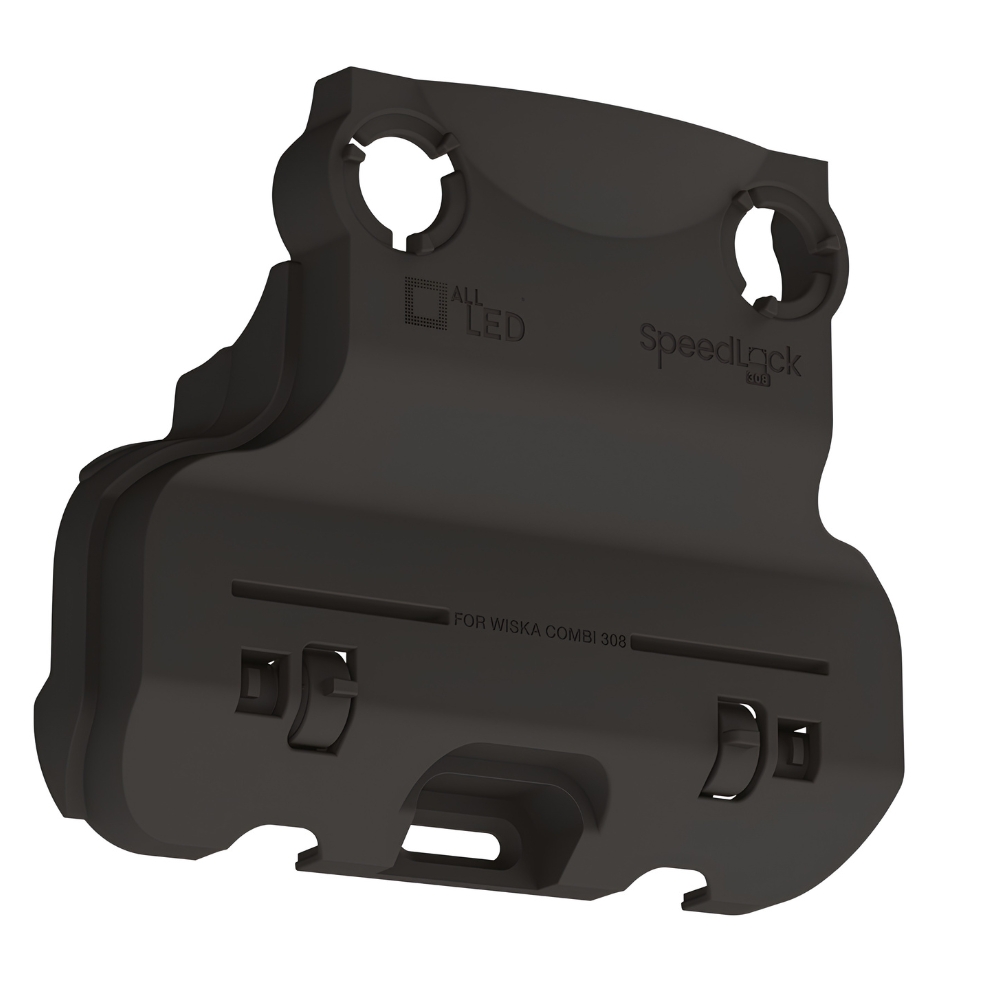 ALL LED | ASPEED308/BK | SpeedLock308 Floodlight Quick Install Bracket | Black 1 ALL LED SpeedLock308 Floodlight Quick Install Bracket