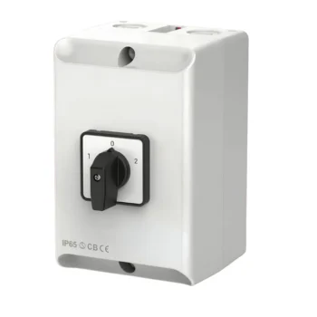 FuseBox AC Changeover Switch 2 Pole IP65