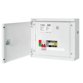 FuseBox HSP08 8 Way Horizontal Consumer Unit