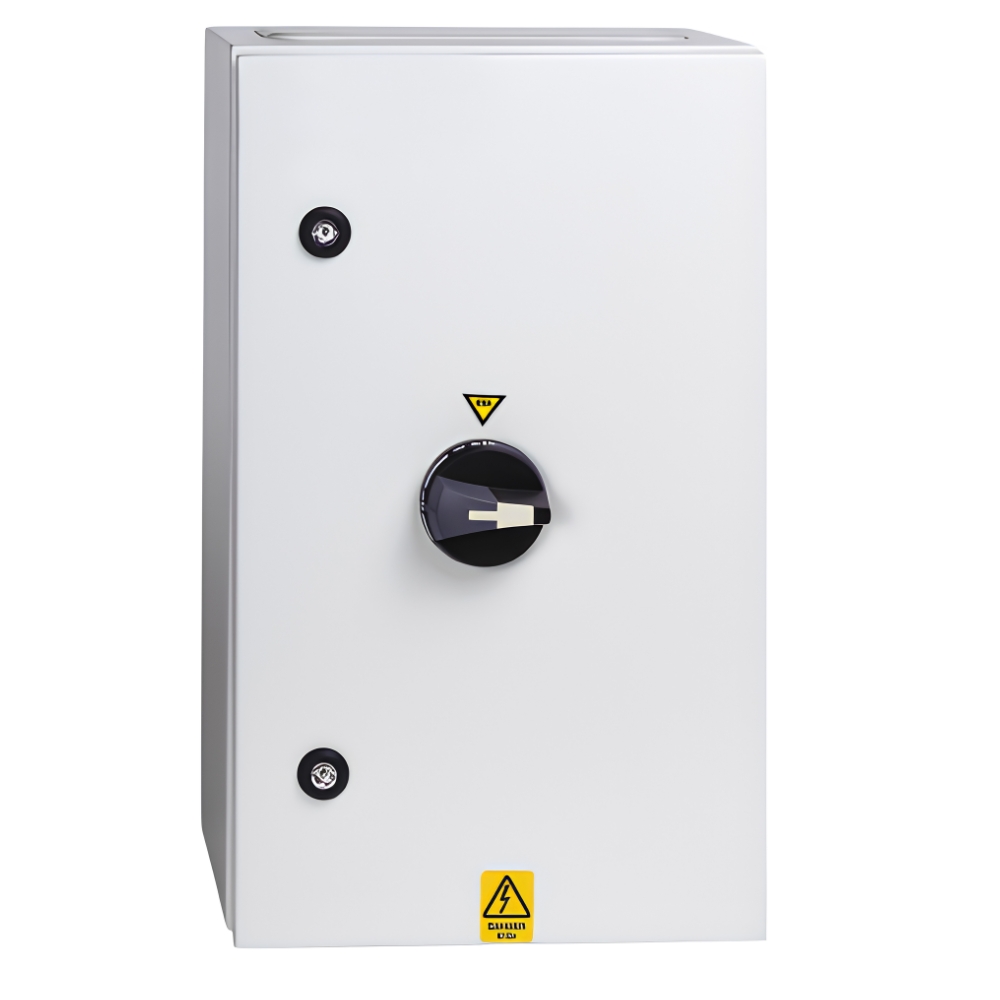 Niglon | MS4CBR-125TSM | 125A 4 Pole Enclosed CBR MCCB + RCD | Mild Steel 1 Niglon MS4CBR-125TSM 125A 4 Pole Enclosed CBR