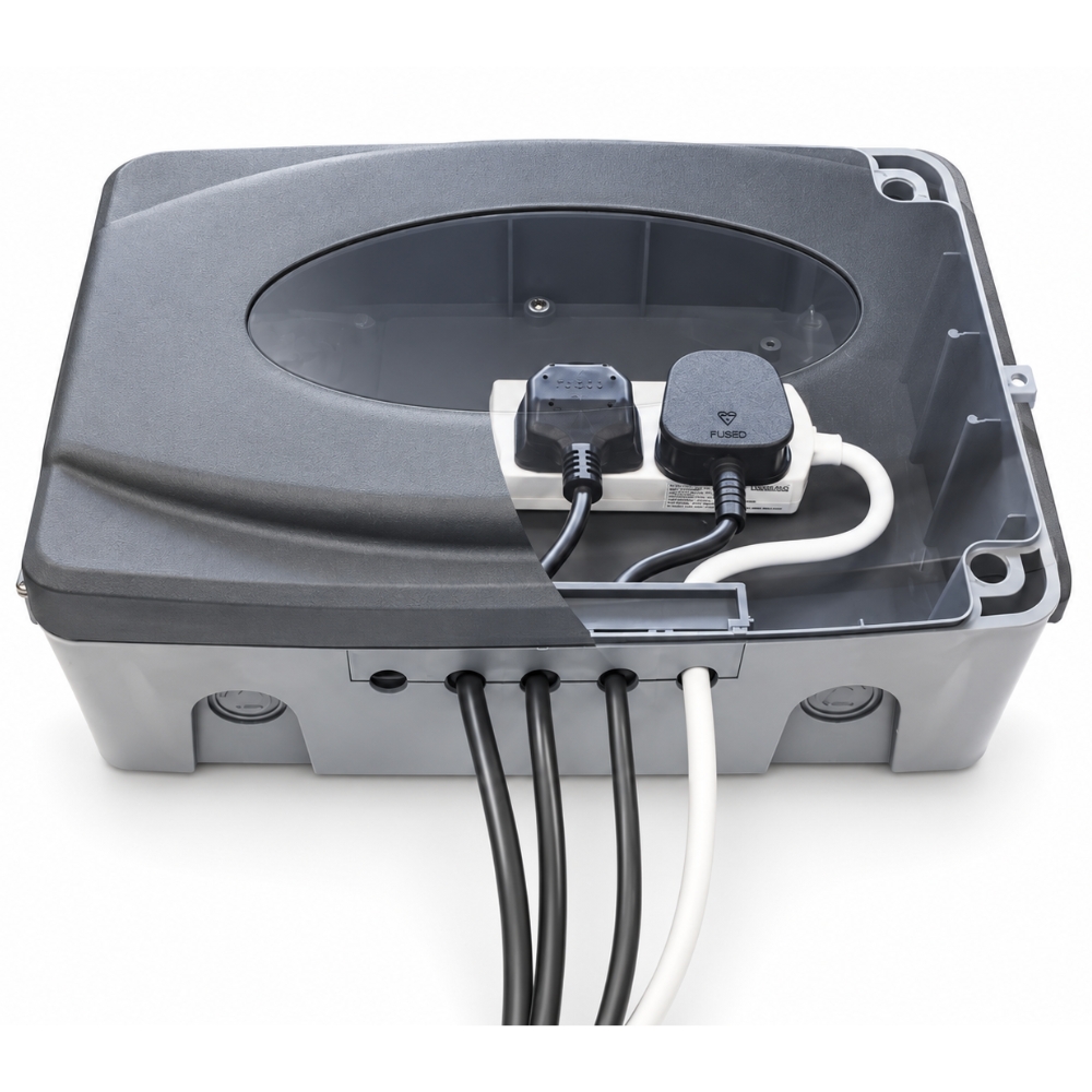 Niglon | WPB4 | Hurricane IP55 Weatherproof Power Box | Box Only 1 Niglon WPB4 IP55 Weatherproof Power Box