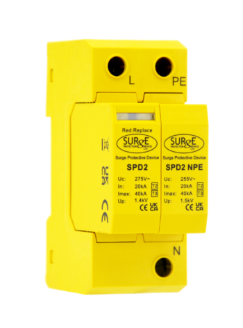 SPD2 Type 2 & 3 Single Phase SPD