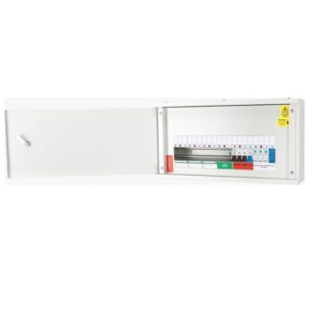 Live Electrical | TPNH05-100S | 4 Way TP&N Distribution Board | 100A Main Switch | SPD