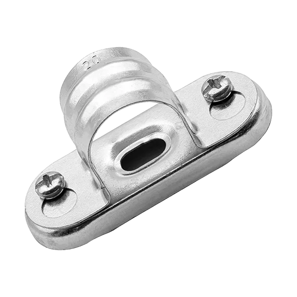 Unicrimp | QSBS20 | 20mm Metal Saddle Bar Spacer | Galvanised | Pack of 10 1 Unicrimp | QSBS20 | 20mm Metal Saddle Bar Spacer | Galvanised | Pack of 10