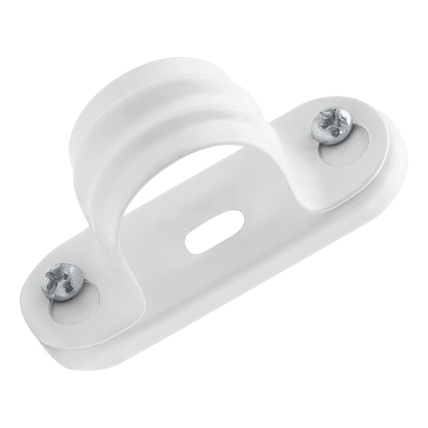 Unicrimp | QSBS20W | 20mm Metal Saddle Bar Spacer | White | Pack of 102 1 20mm Metal Saddle Bar Spacer White Pack of 10