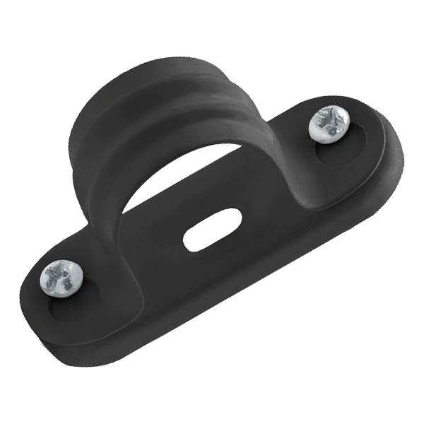 Unicrimp | QSBS25B | 25mm Metal Saddle Bar Spacer | Black | Pack of 10 1 Unicrimp | QSBS25B | 25mm Metal Saddle Bar Spacer | Black | Pack of 10