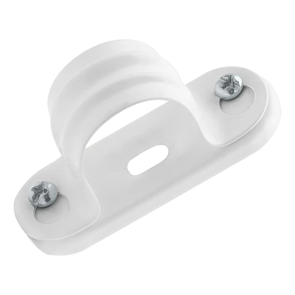 Unicrimp | QSBS25W | 25mm Metal Saddle Bar Spacer | White | Pack of 10 1 Unicrimp | QSBS25W | 25mm Metal Saddle Bar Spacer | White | Pack of 10
