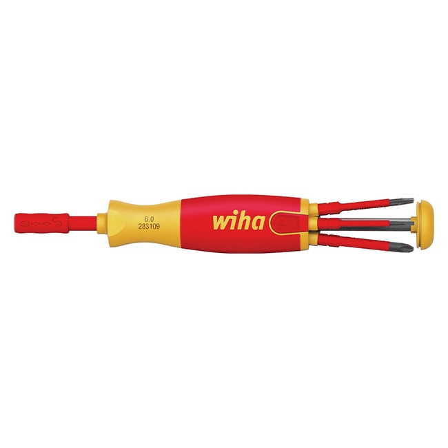 Wiha | WH 38613 | LiftUp Electric Screwdriver | 6 slimBits 1 Wiha LiftUp Electric Screwdriver 6 slimBits