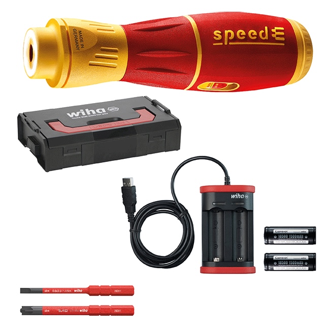 Wiha | WH 44318 | speedE II Electric Screwdriver Set | 7 Piece 1 Wiha speedE II Electric Screwdriver Set 7 Piece