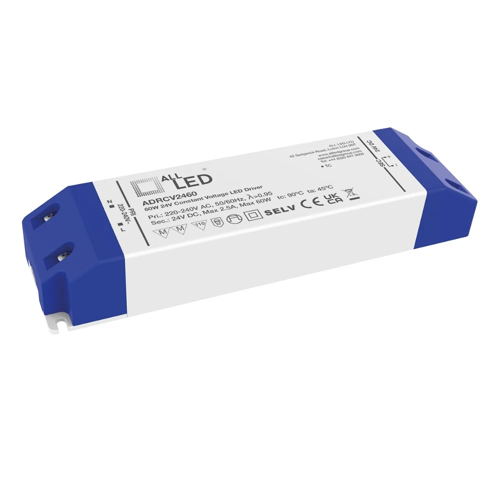 ALL LED | ADRCV2460 | 24V Constant Voltage LED Driver | 60W 1 ALL LED | ADRCV2460 | 24V Constant Voltage LED Driver | 60W