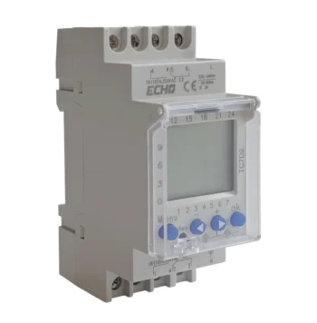 Deligo | TC7D2 | 2 Channel 7 Day Time Clock | 16A | Battery Backup