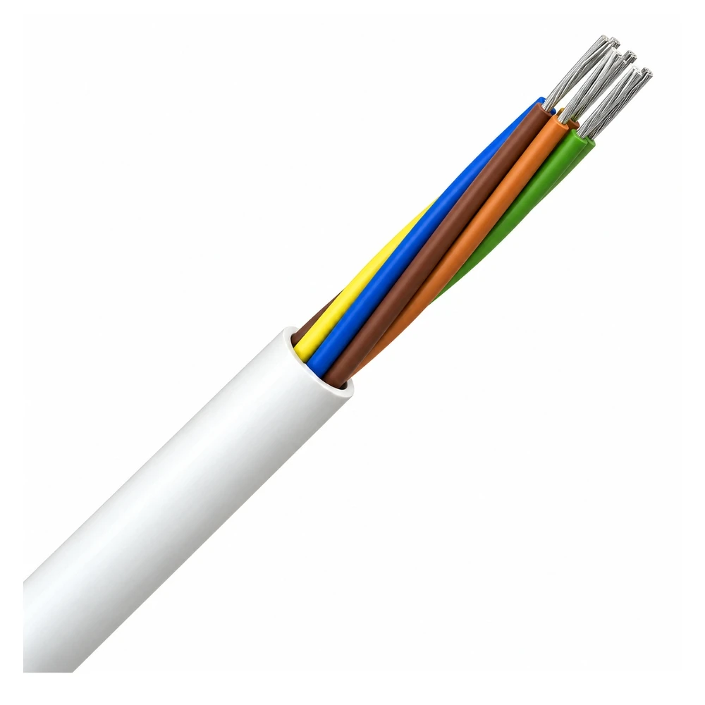 Doncaster Cables | AC8CW100TCCA | 8 Core Alarm Cable | PVC | 100m | White 1 8 Core Alarm Cable