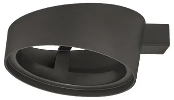 Hafele | 833.80.740 | Loox5 Angled LED Light Housing | 55/58mm | Matt Black 1 Hafele 833.80.740 Angled LED Light Housing Black