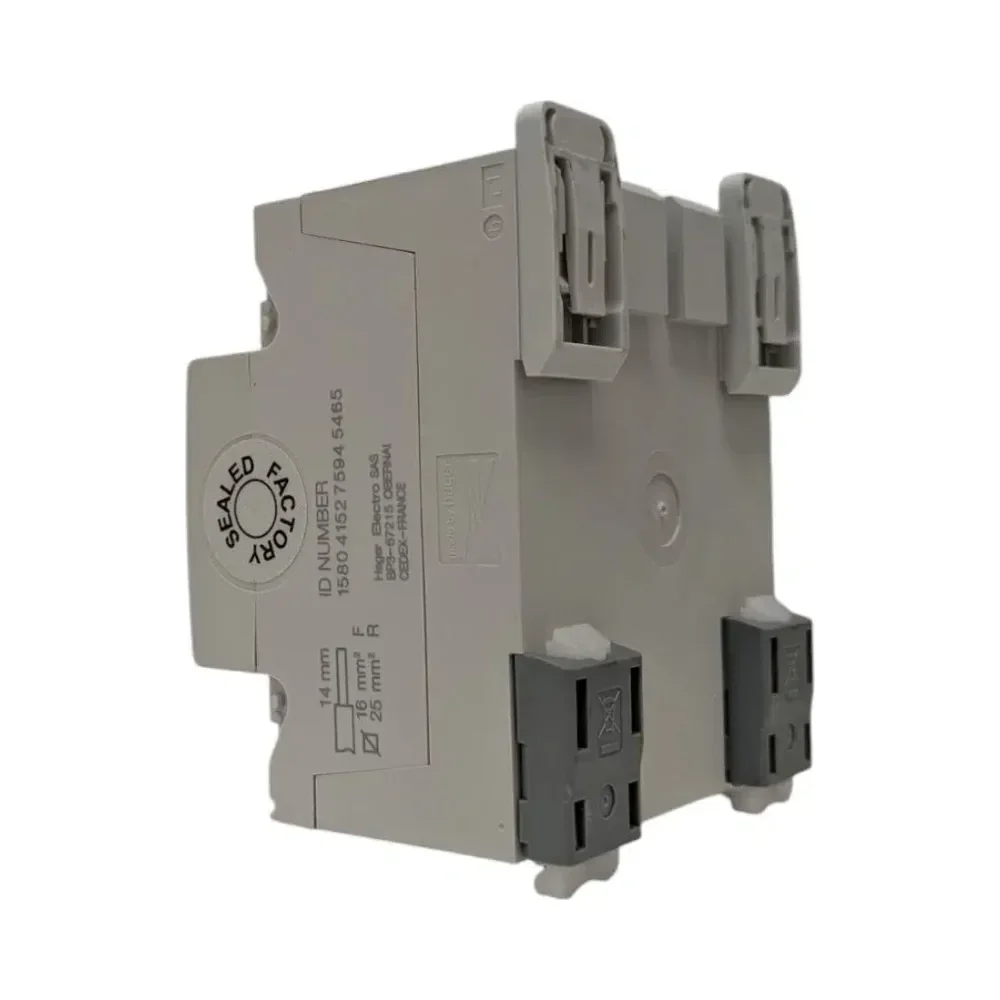 Hager | CDB525HP | Type B HP RCCB | 1P+N | 30mA | 25A 4 Hager CDB525HP 30mA 25A RCCB 1P+N Type B HP for Heat Pumps 4