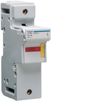 Hager | LS701 | 1P Fuse Carrier | 125A 690V | 22x58