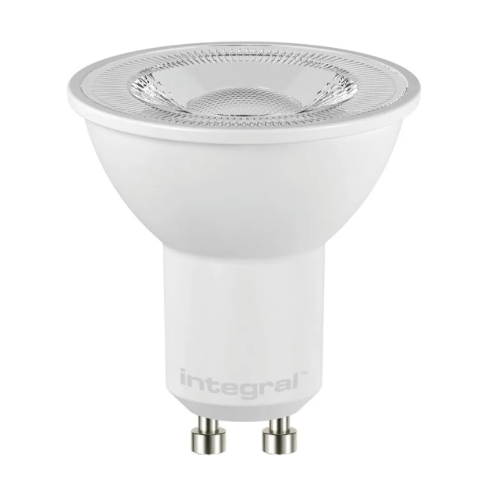 Integral LED | ILGU10DD120 | Dimmable GU10 Lamp | 36° | 5.7W | 3000K Warm White 1 Integral ILGU10DD120 Dimmable 3000K LED GU10 Lamp