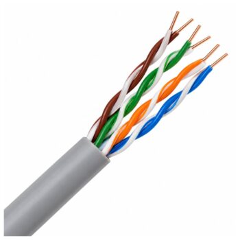 Securi-Flex Cat6 4 Pair UTP Grey PVC Data Cable 305m