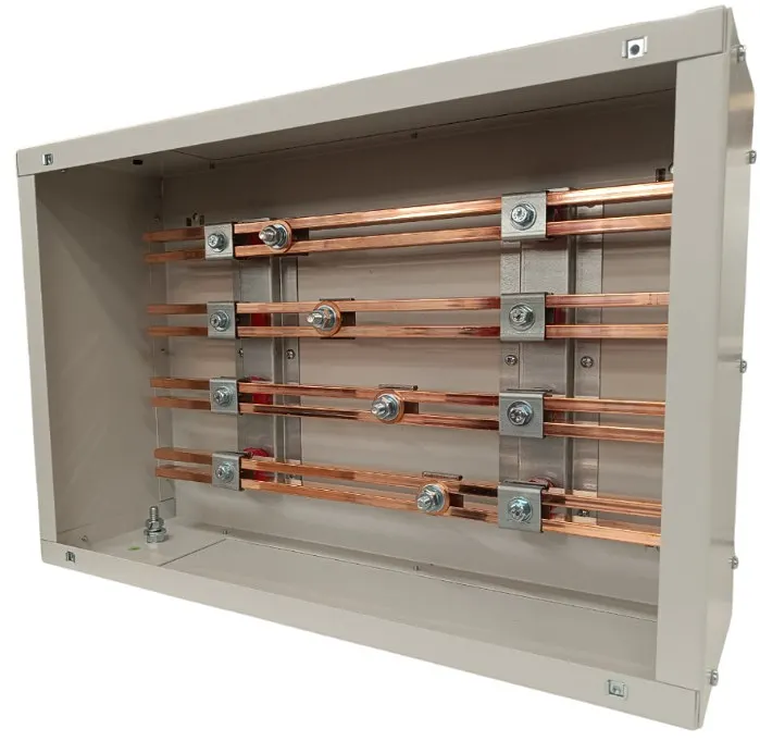 Switchtec | CBB400A-900 | 400A Busbar Chamber | 900mm 1 Switchtec 400A Busbar Chamber 900mm for commercial and industrial power distribution. View the Switchtec datasheet and enquire at Electrical4Less.