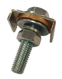 Switchtec | CBBB8-200A | Busbar Chamber Clamp | M8 | 200A 1 Switchtec CBBB8-200A Busbar Chamber Clamp for 200A chambers. M8 x 35mm bolt