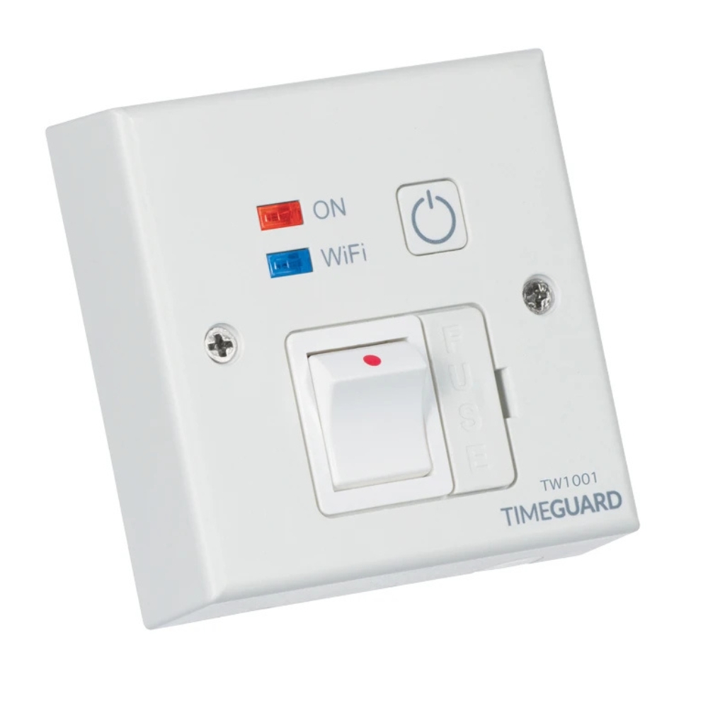 Timeguard | TW1001 | Dual Band Wi-Fi Fused Spur Timer | 2.4GHz / 5GHz | 13A 1 Timeguard TW1001 Dual Band Wi-Fi Fused Spur Timer